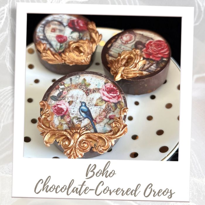 Boho Anniversary Oreos Bridal Shower