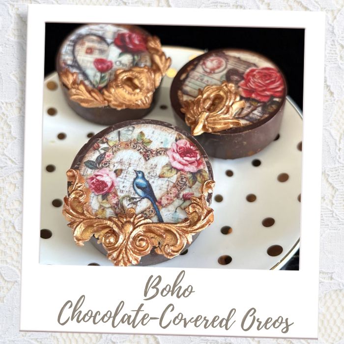 Boho Anniversary Oreos Wedding