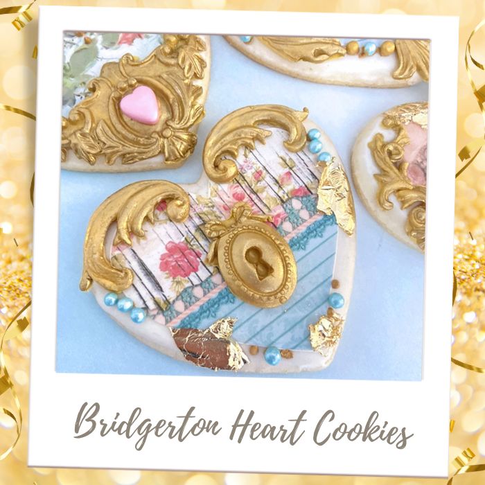 Bridgerton Hearts Cookies Anniversary