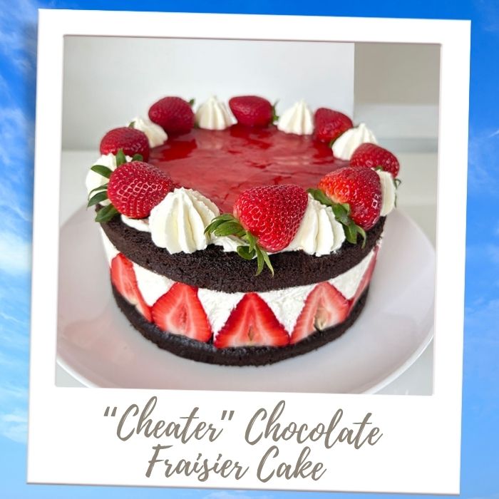 Cheater Fraisier Cake
