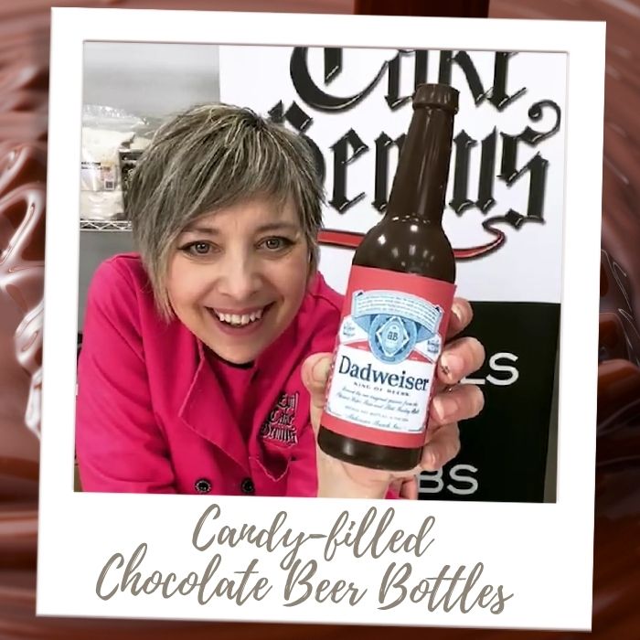Candy Filled Chocolate Beer Bottles Molded Filled Chocolates