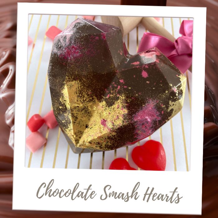 Chocolate Smash Hearts Molded Filled Chocolates