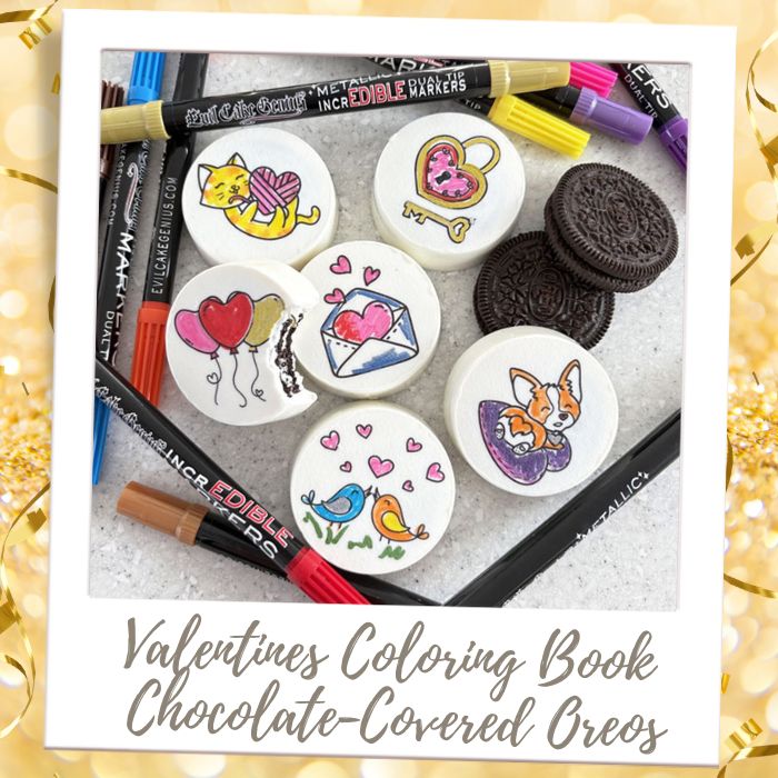 Coloring Book Cookies Anniversary