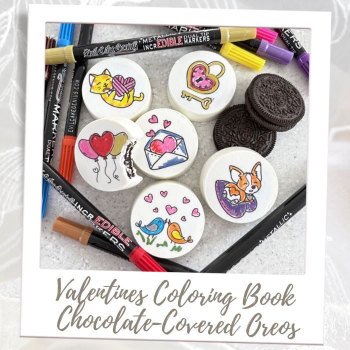 Coloring Book Cookies Bridal Shower