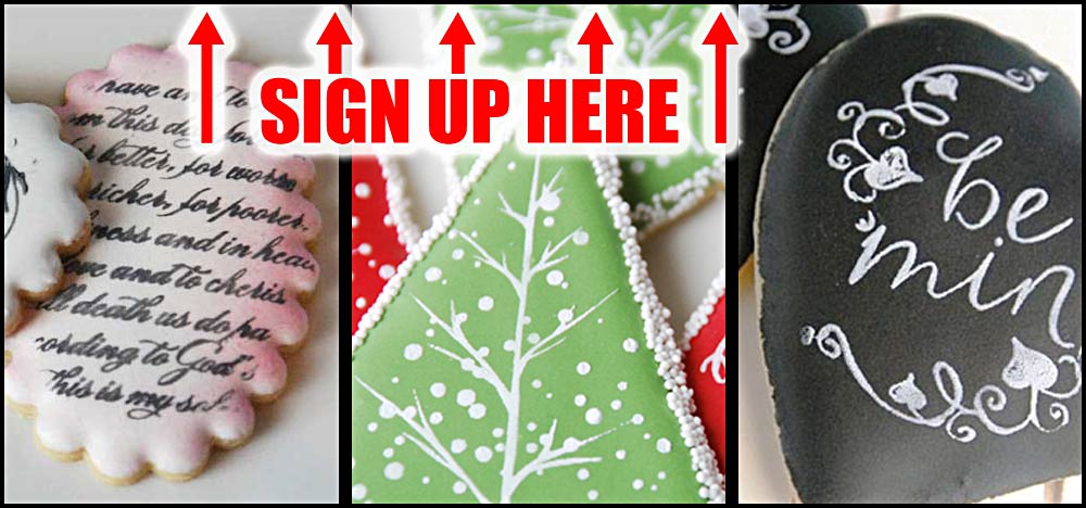 Cookie Tutorial Newsletter Sign Up