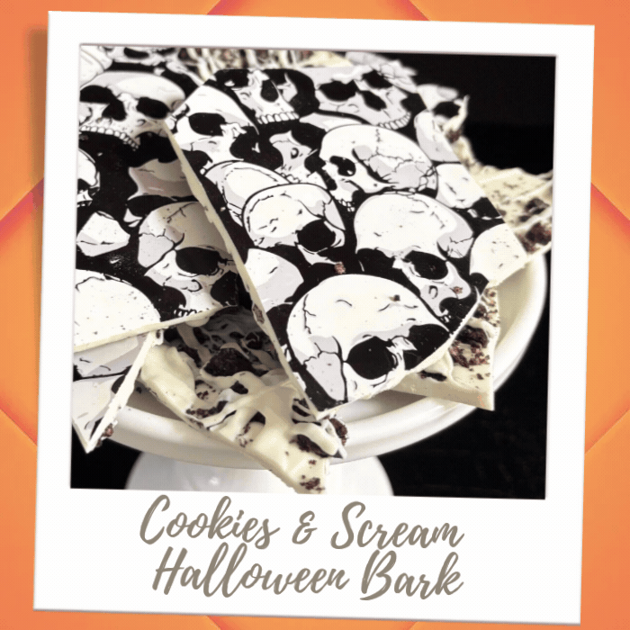 Cookies & Scream Halloween Bark