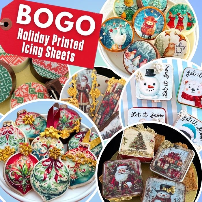 BOGO Holiday Icing Sheets