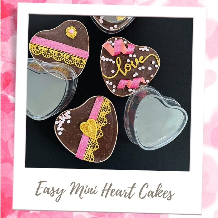 Mini Heart Cakes