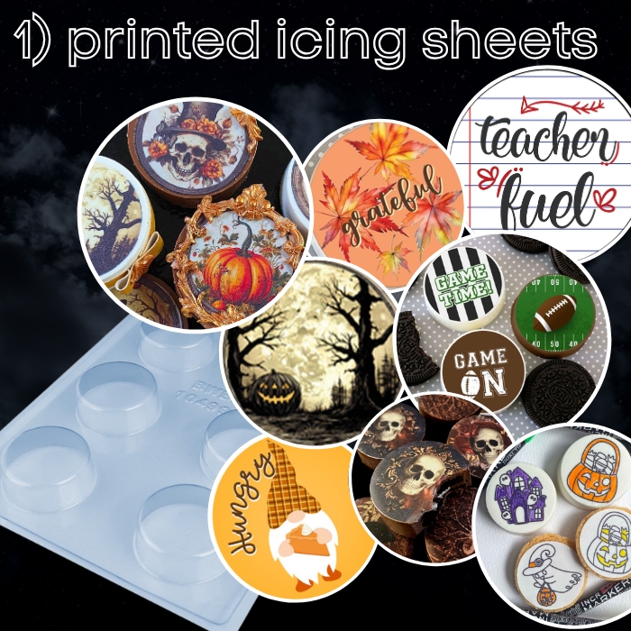 Falloween Oreo Icing Sheets