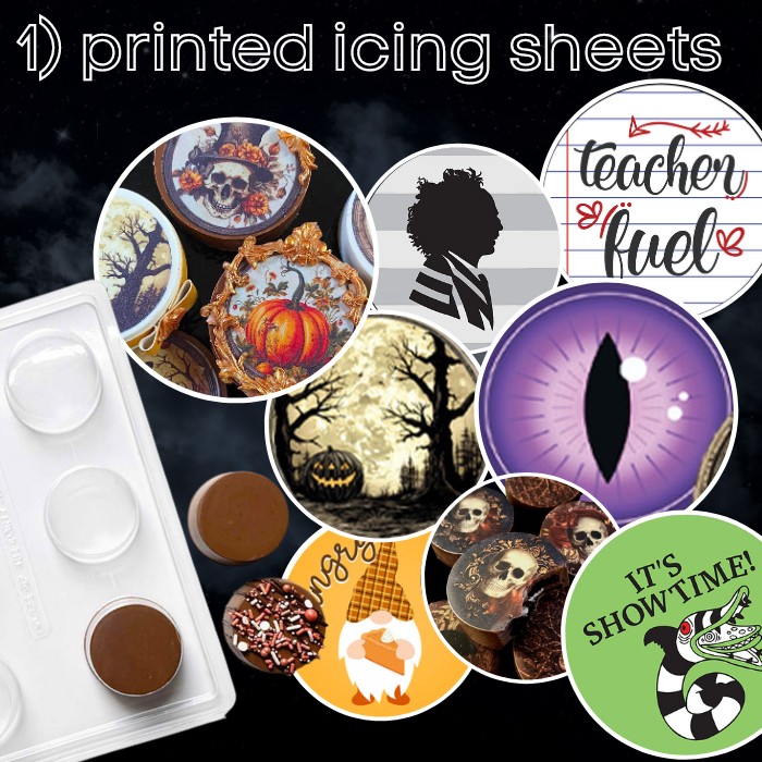 Falloween Oreo Icing Sheets