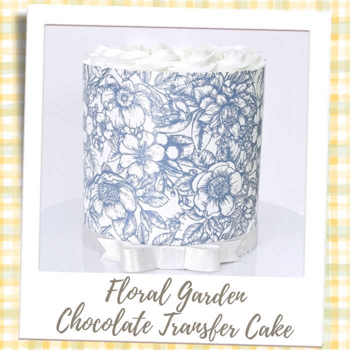 Floral Garden Cake Baby Shower Gender Reveal
