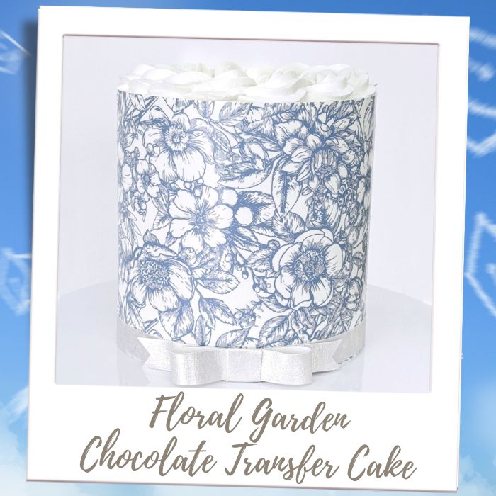 Floral Garden Cake Graduation