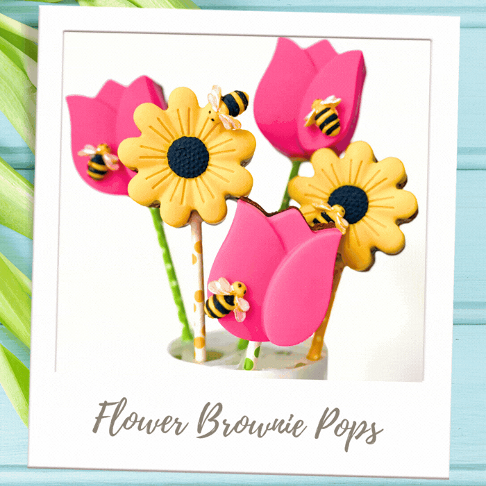 Brownie Pop Flower Bouquet