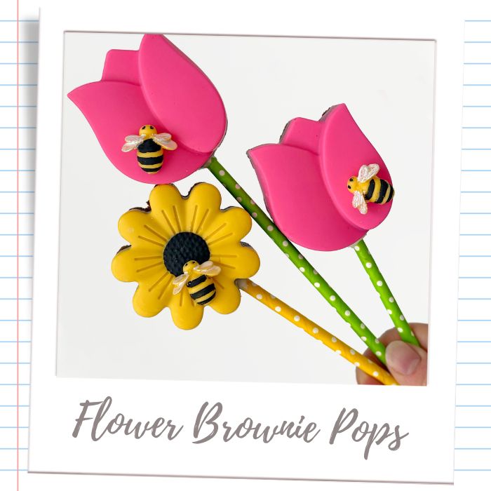 Flower Brownie Pops Teacher Appreciation
