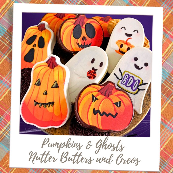 Ghosts & Pumpkins Icing Sheet Cookies-