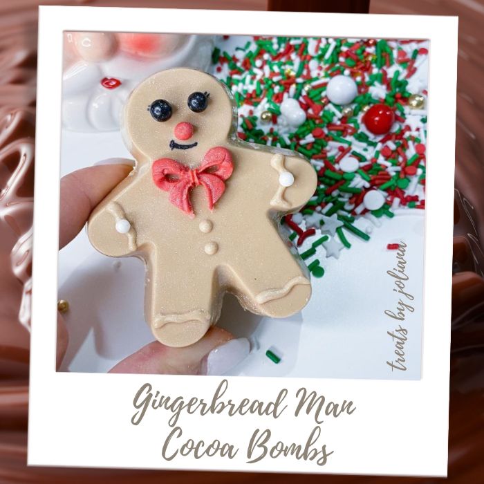 Gingerbread Cocoa Bombs Molded Filled Chocolates