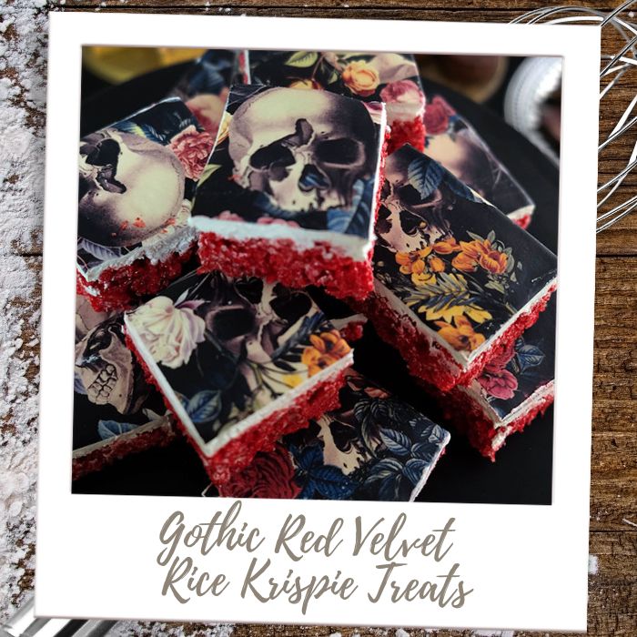 Gothic Red Velvet Treats Brownies & Bars