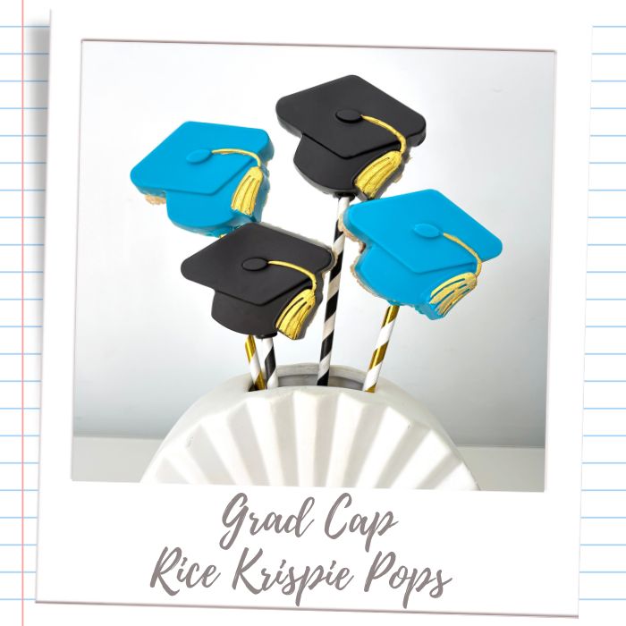 Grad Cap Rice Krispie Pops Teacher Appreciation