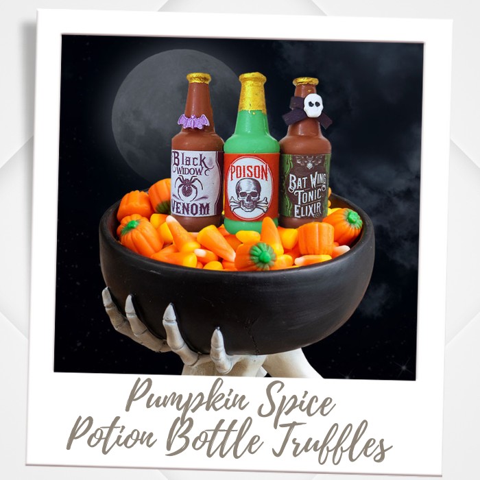 Pumpkin Spice Bottle Truffles