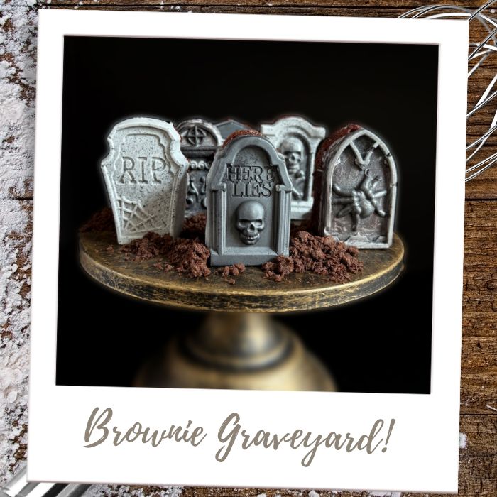 Halloween Brownie Graveyard Brownies & Bars