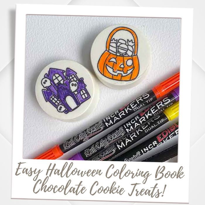 Halloween Coloring Book Chocolate Covered Oreos