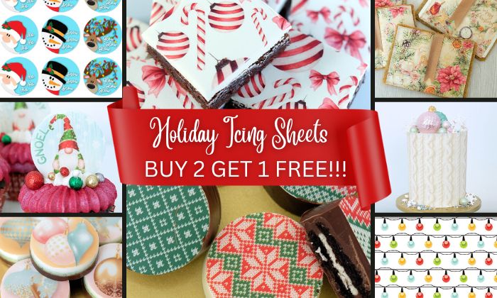 Buy 2 Get 1 Free Icing Sheets