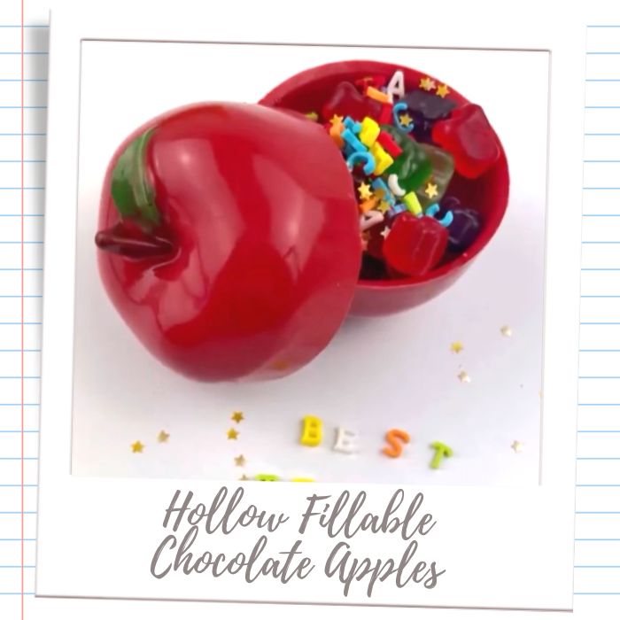 Hollow Chocolate Fillable Apple Teacher Appreciation