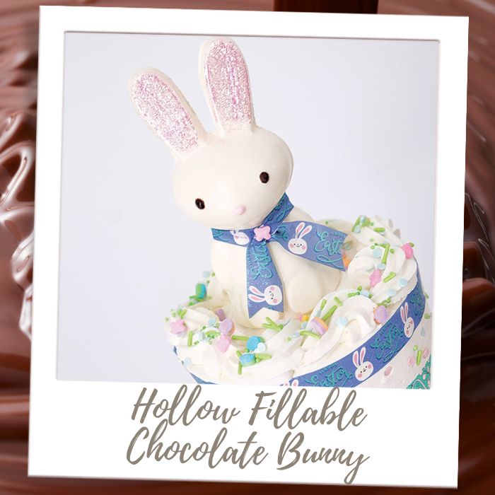 Let's Make a Fillable Chocolate Bunny Molded Filled Chocolates
