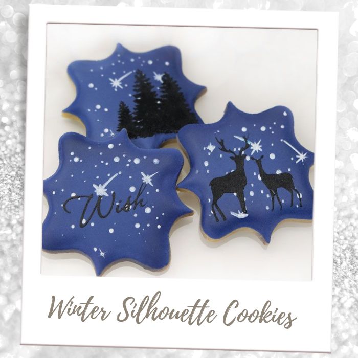 Let's Make Winter Silhouette Cookies!