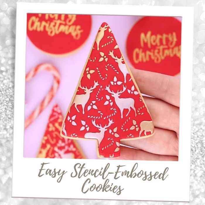 Let's Make Easy Stencil Embossed Cookies!