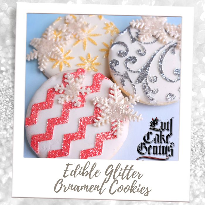 Let's Make Edible Glitter Ornament Cookies!