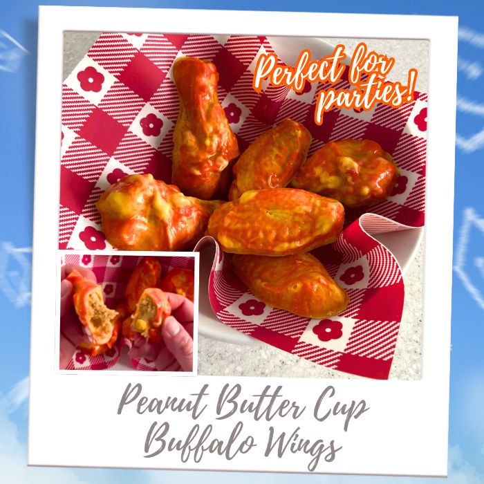 Make Peanut Butter Cup Buffalo Wings Graduation