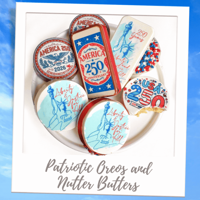 4th of July Oreos & Nutter Butters