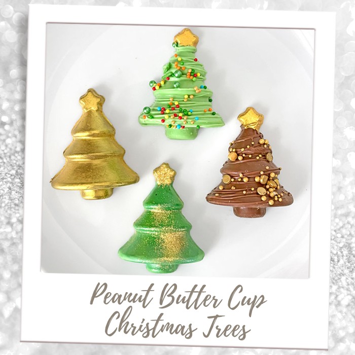 Peanut Butter Cup Christmas Trees