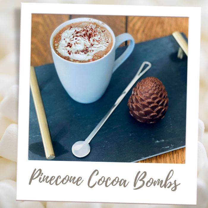 Shop By Treat Type - Cocoa Bombs - Pine Cone Cocoa Bombs