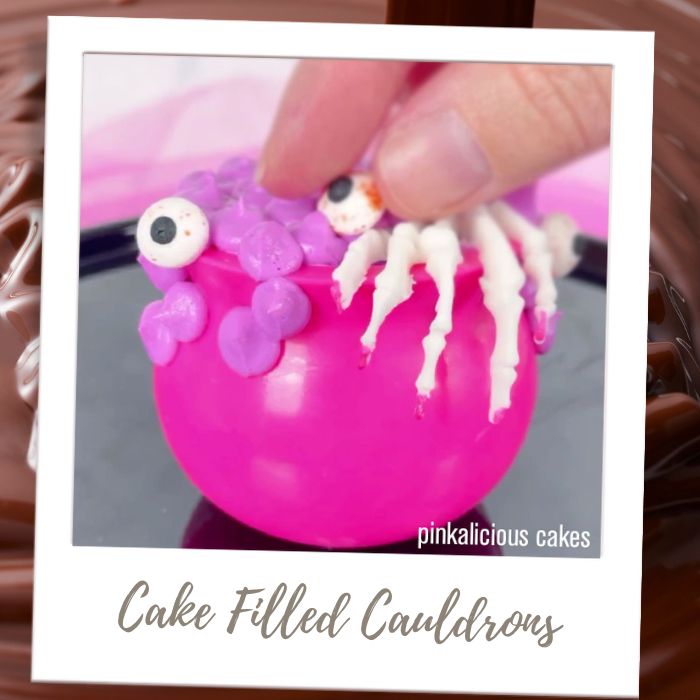 Pink Cauldron Cakes Molded Filled Chocolates