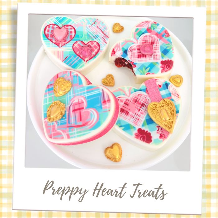 Preppy Hearts Treats Baby Shower Gender Reveal