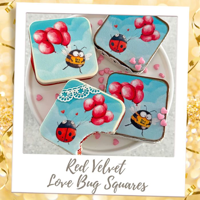 Red Velvet Valentine's Squares Anniversary