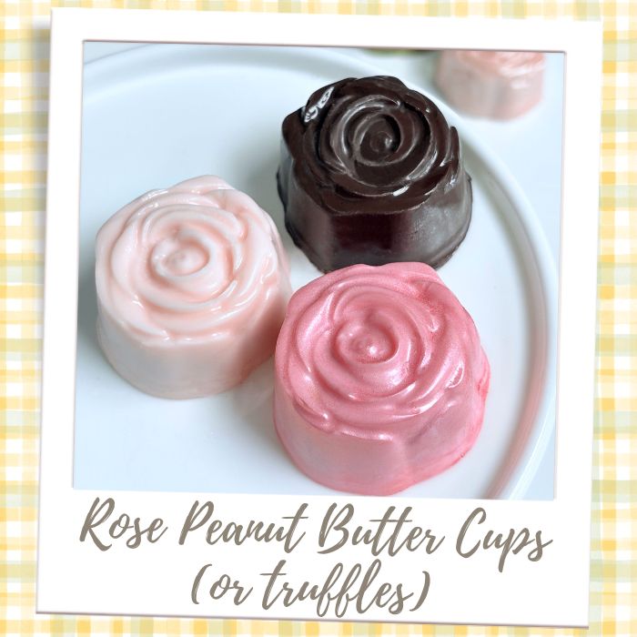 Rose Peanut Butter Cups or Truffles Baby Shower Gender Reveal