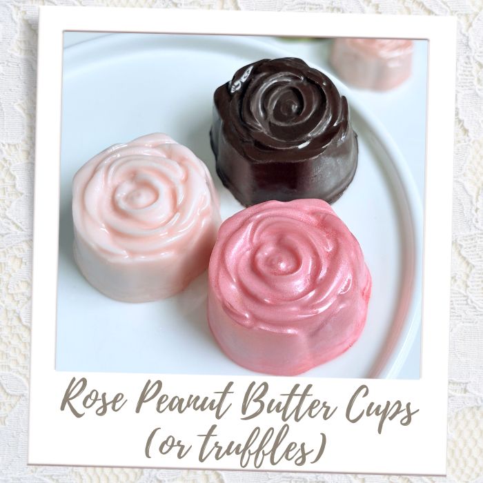 Rose Peanut Butter Cups or Truffles Wedding