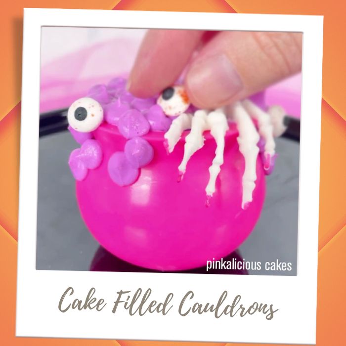Shop By Holiday-Season - Halloween-Pink Cauldron Cakes