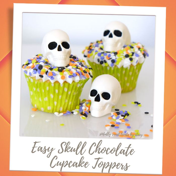 Shop By Holiday-Season - Halloween-Skull Cupcake Toppers