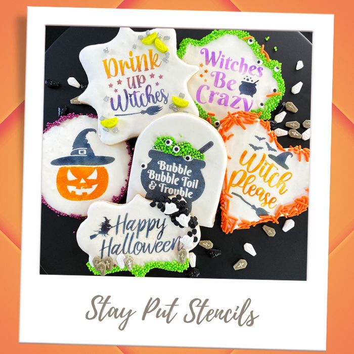 Shop By Holiday-Season - Halloween-Stay Put Halloween Stencils