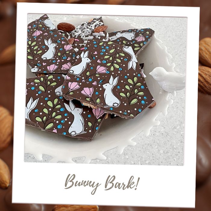 Shop By Treat - Fancy Chocolate Bark - Bunny Bark