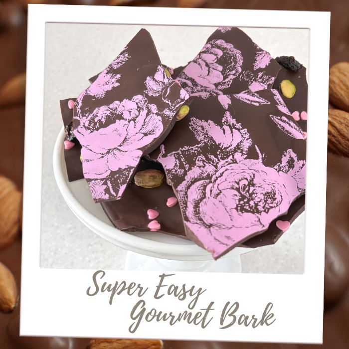 Shop By Treat - Fancy Chocolate Bark - Gourmet Bark Roses