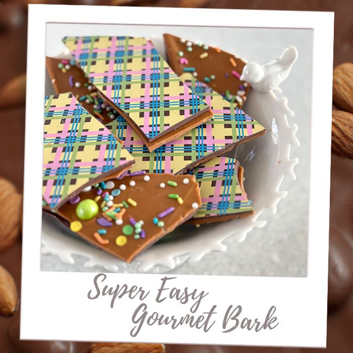 Shop By Treat - Fancy Chocolate Bark - Plaid Bark 2