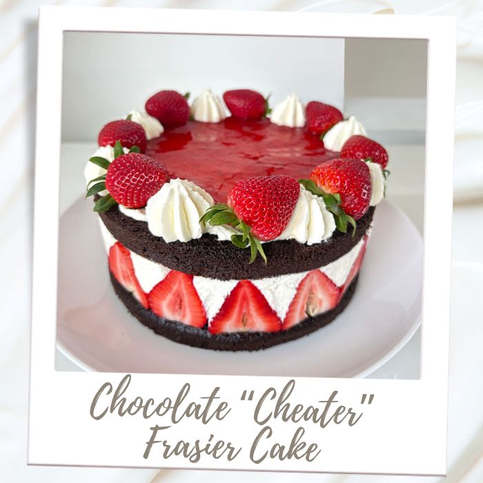 Shop By Treat Type - Cakes - Chocolate Cheater Fraisier Cake