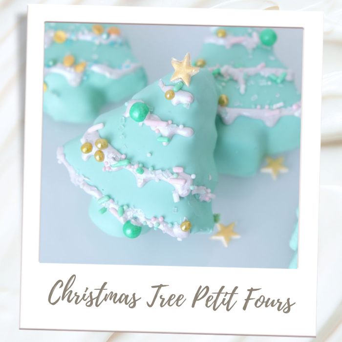 Shop By Treat Type - Cakes - Christmas Tree Petit Fours