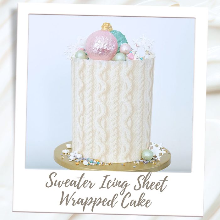 Shop By Treat Type - Cakes - Let's Make a Cozy Sweater Cake