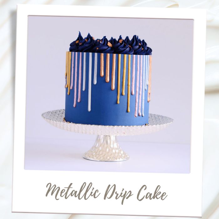Shop By Treat Type - Cakes - Metallic Drip Cake
